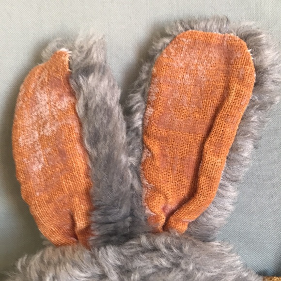 Vintage 1970's Warner Bros Bugs Bunny plush hand puppet Looney Tunes collectible - Picture 4 of 12